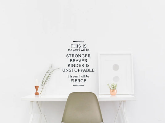 Craft Decor: 11.8"x15.75" 'Words To Live By..' Wall Art J) This is the Year..