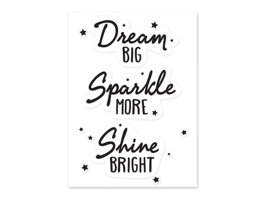 Craft Decor: 11.8"x15.75" 'Words To Live By..' Wall Art L) Dream Big..