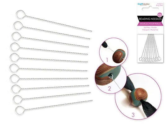 Beading/Jewelry Tool: Flex-Twist Beading Needles Fine .23mm