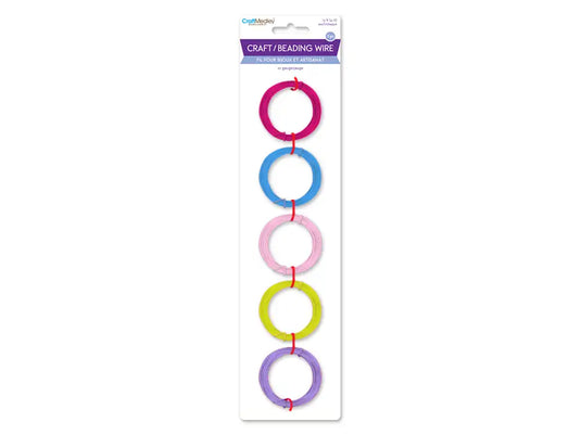 Craft/Beading Wire: 22g Pastels 4m