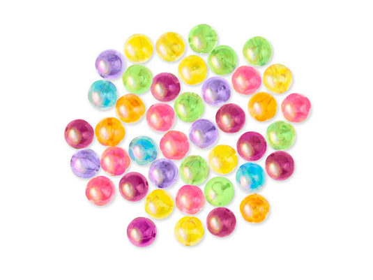Plastic Fashion Beads: 42-45pc Multi-Packs C) Translucent Luster