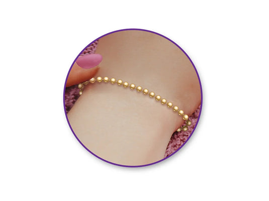 Metal Effect Beads: 4mm Luster Electroplated Round 30g B) Gold
