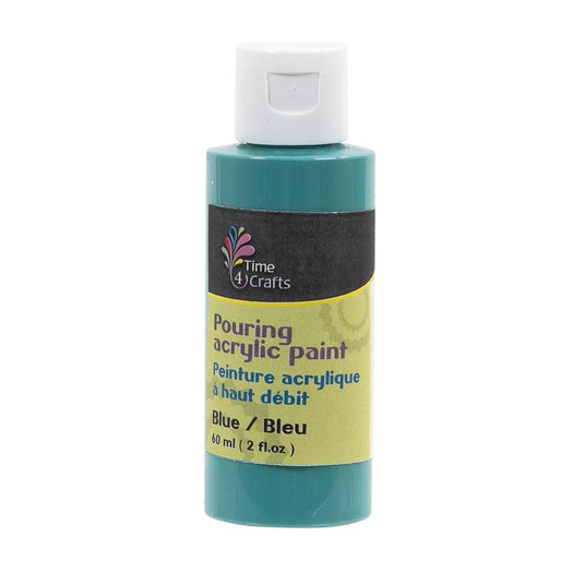 T4C, Blue Pouring Acrylic Paint, 60ml, 2fl.oz