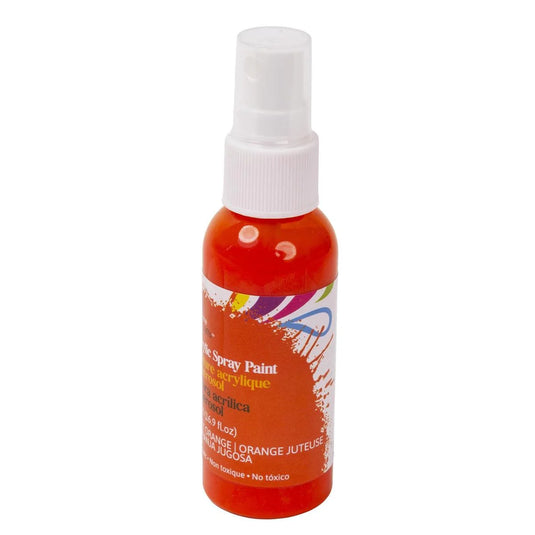 T4C, Juicy Orange Acrylic Spray Paint 50ml, label+pvc hanger