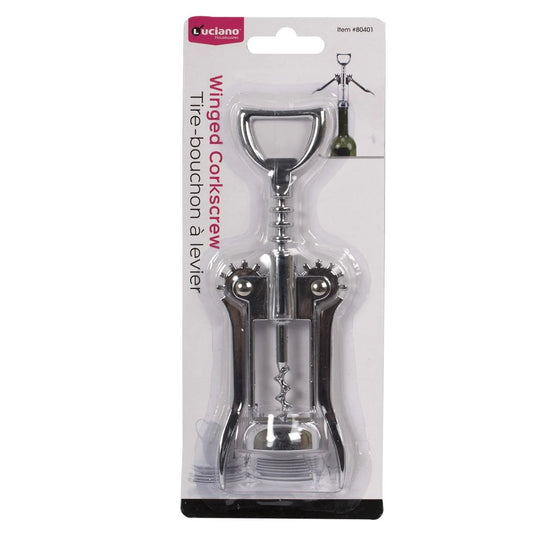 Luciano Winged Corkscrew, Zinc Alloy, b/c (CS)