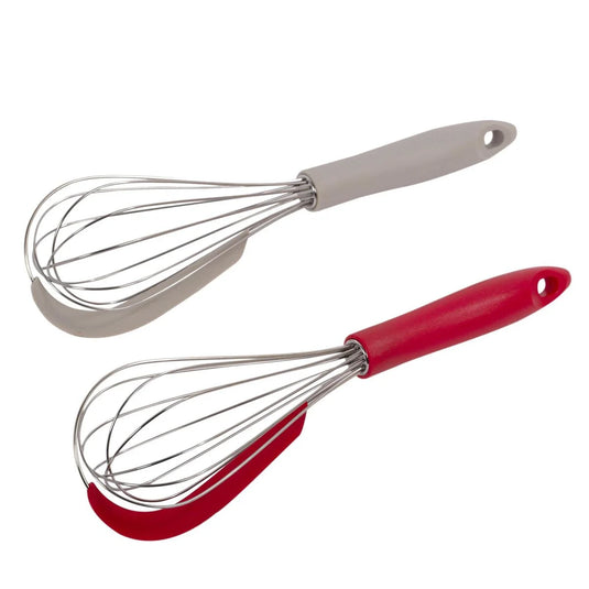 L.Gourmet 11"L Whisk w/ Silicone Scraper