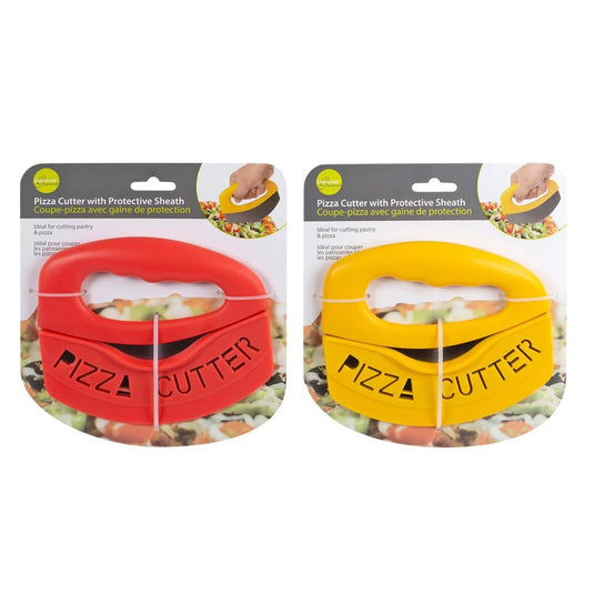 L.Gourmet Pizza Cutter w/ Blade Protective Cover
