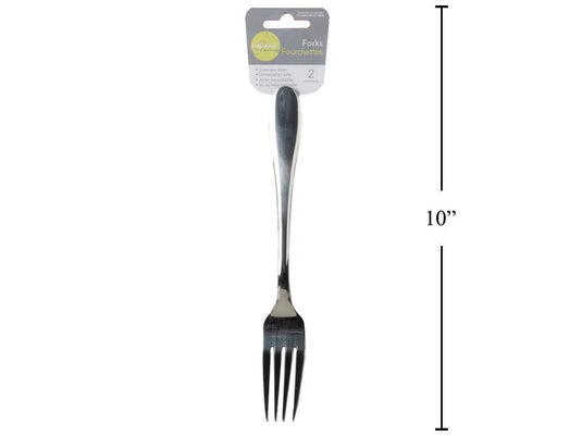 L.Gourmet 2-pc S.S. Fork, header card w/ shrink