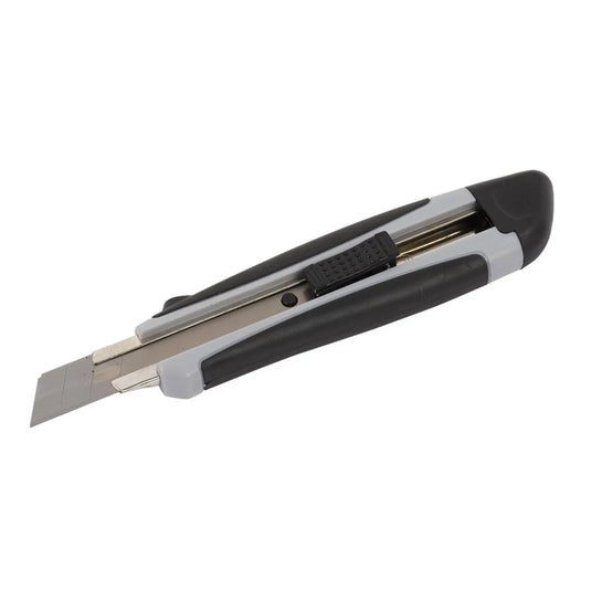 H.E. Master Pro Retractable Utility Knife,18mm,w/ 2 extra blade