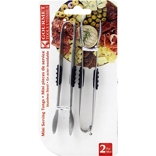 Tong Mini 2 Pack Stainless Steel