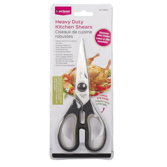Luciano Heavy Duty Kitchen Shears, clamshell