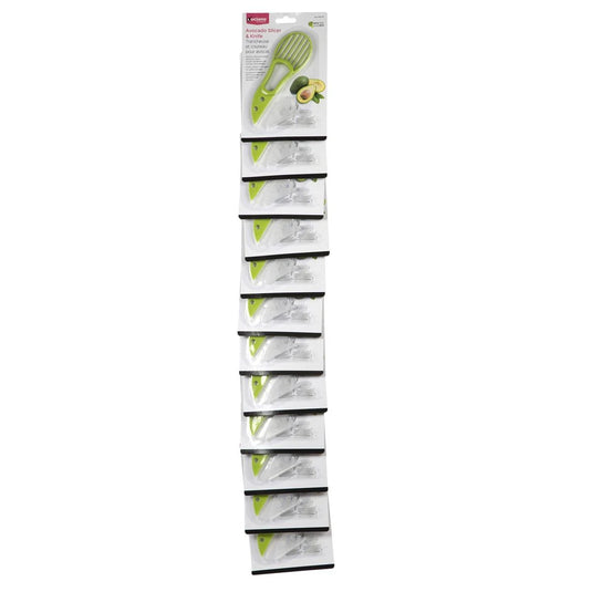 Luciano Avocado Cutter, b/c, 12/clip strip (HZ)