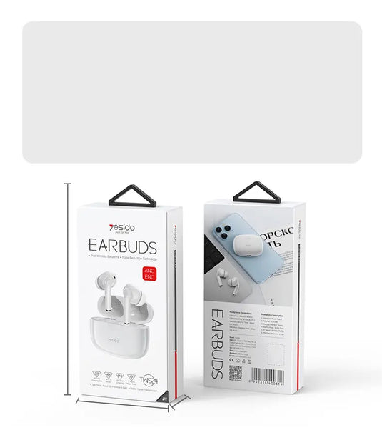 ANC+ENC Noise Cancellation True Wireless Bluetooth Earphone