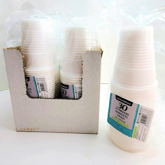 TUMBLERS WHITE 7oz