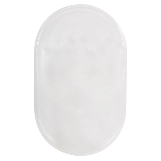 PAWS.20"x12"x0.25" Pet Dish Mat, Clear