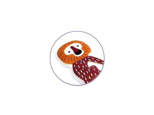 Paper Craft Stickers: 4.3"x6.1" Foil Puffy I) Baby Animals