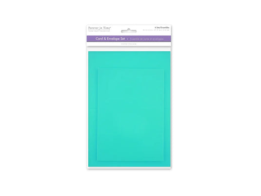 Cardmaking: 4.5"x6" Cards + Envelopes 6sets A6 J) Tiffany Blue