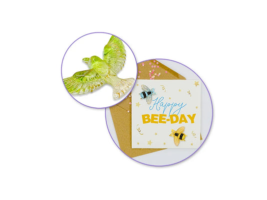 Paper Craft Emb: 3D Acrylic Foil Embellishments Peel-n-Stick C) Magpie