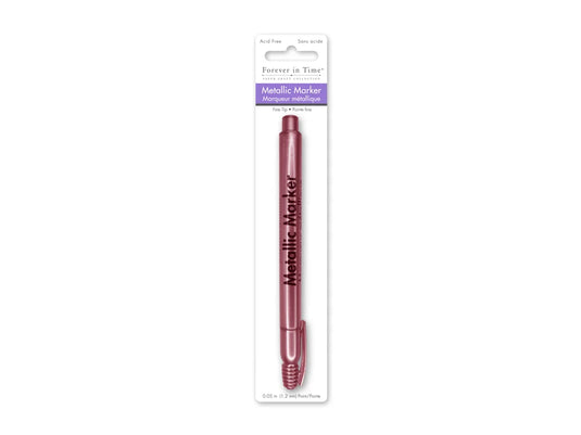Metallic Marker: 1.2mm Fine Point D) Rose Platinum