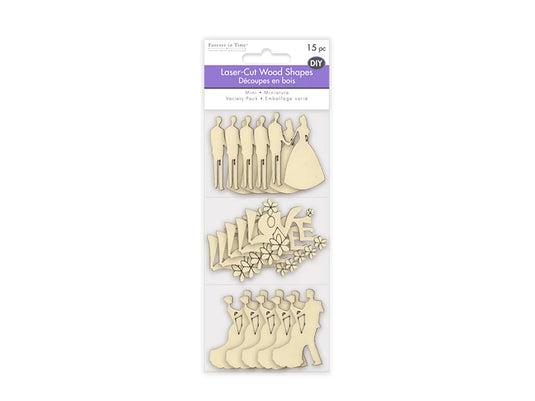 Paper Craft Emb: DIY Mini Wood Laser Cut-Outs C) A Bride's Wish