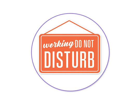 Paper Craft Sticker: 5"x12" Classic Themes 'Clear' Photo Safe Q) Work From Home