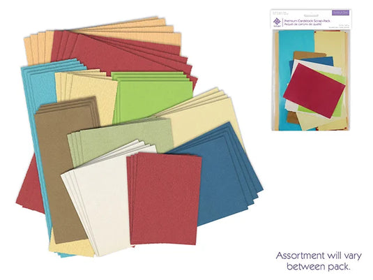 Scrap-Pack: 1/2lb Textura Premium Cardstock Acidfree