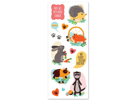 Paper Craft Sticker: 5"x12" Classic Themes 'Clear' Photo Safe Z) Pets World