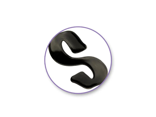 Paper Craft Sticker: 5"x12" Foil Fancy Everyday Themes Clear Photo Safe Q) Black Caps Font