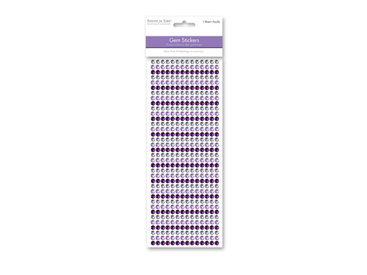 Paper Craft Sticker: 6mm Gem Lines 504pc Value-Pack D) Viola