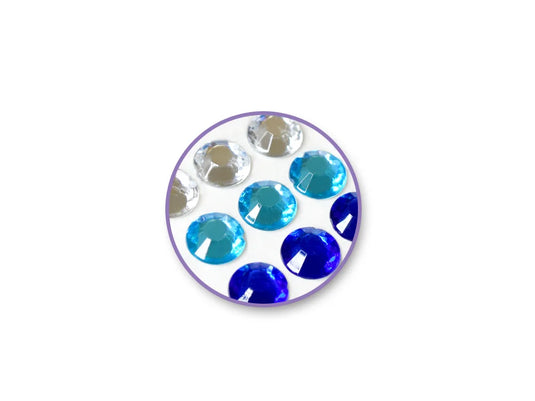 Paper Craft Sticker: 6mm Gem Lines 504pc Value-Pack E) Ocean