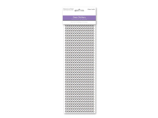 Paper Craft Sticker: 6mm Gem Lines 504pc Value-Pack B) Crystal