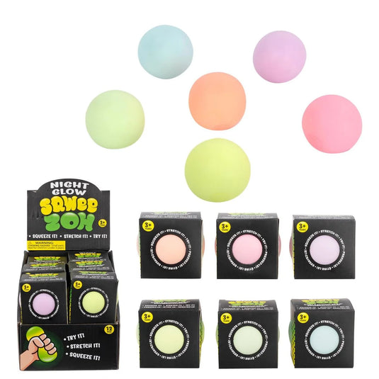 2.8" Squeeze Ball, Glow-In-dark