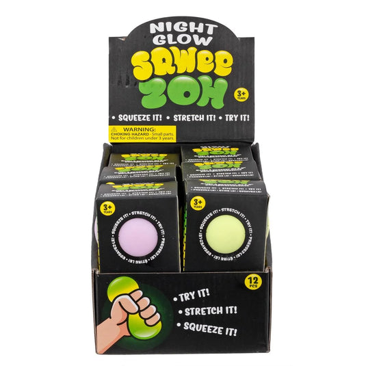2.8" Squeeze Ball, Glow-In-dark