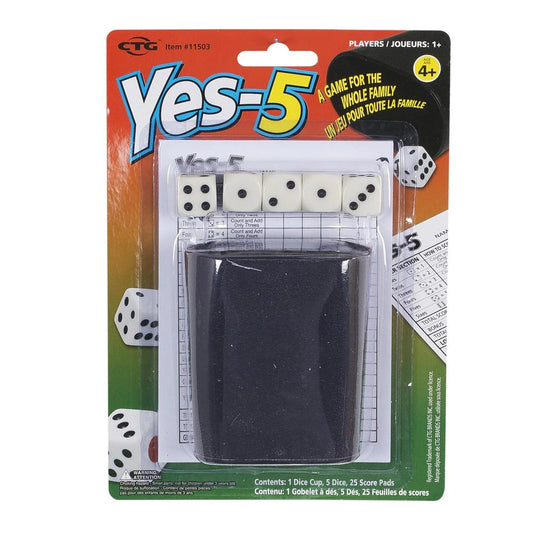 Yes-5 Dice Game Set, b/c ,(CS)