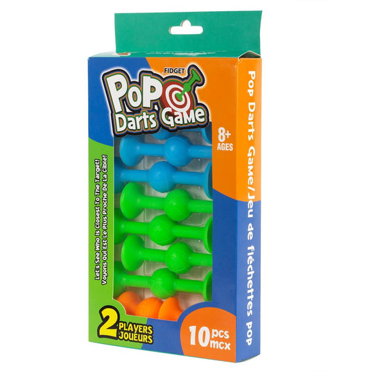Fidget Pop Darts Game, 10pc/box, cbx