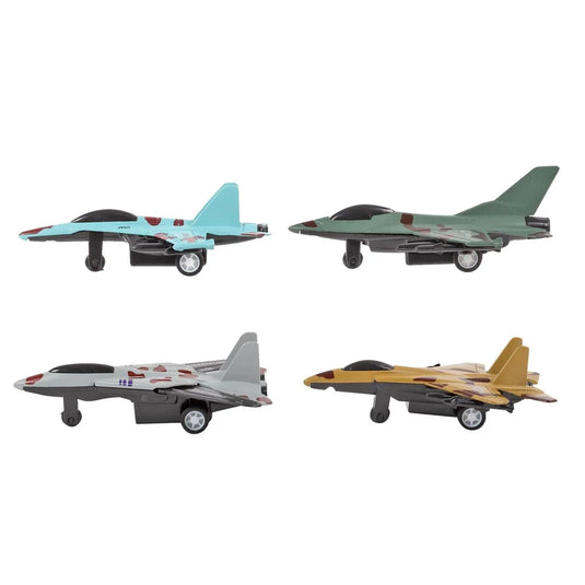 Diecast Military Jet Aircraft, Pull back