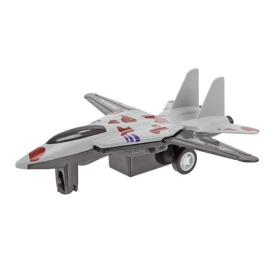 Diecast Military Jet Aircraft, Pull back