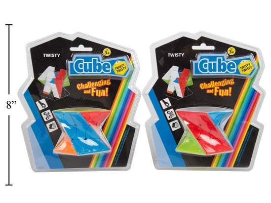 Fidget Twisty Cube Double Blister
