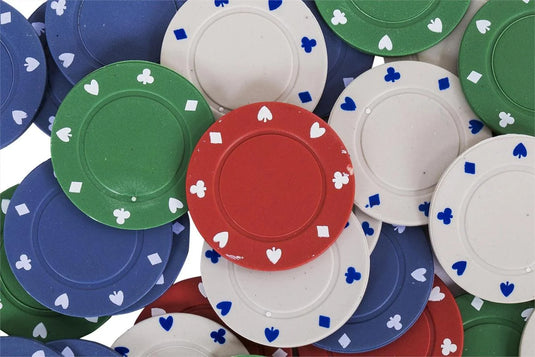 Casino Poker 40-pc Poker Chips, b/c