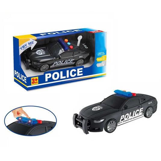 Police Sport Car w/IC sounds & light, Color Box