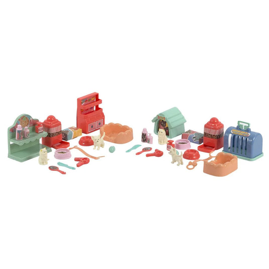 Mini Pet House Set w/Accessories, Header card