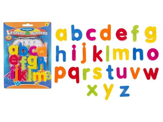 26-pc Magnetic Lower Case Letter, b/c