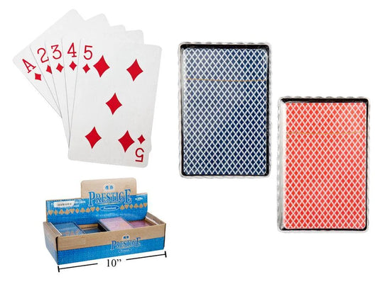 Prestige Bridge size Playing Card, Plastic Case