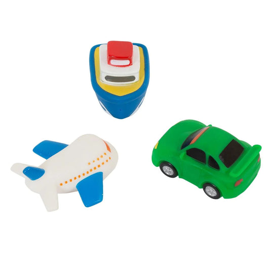 TootsieB,3pc Transport Bath Squirts pvc bag w header,