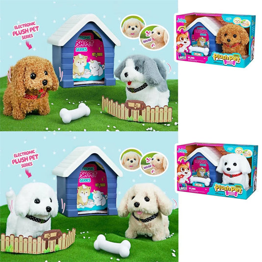 Battery Operated Puppy w/House