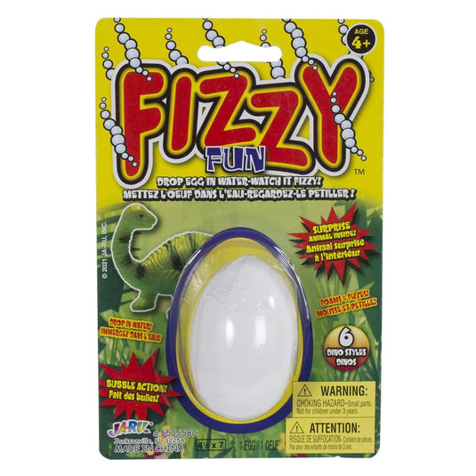 Fizzy Fun Egg, 4 styles, Blister card