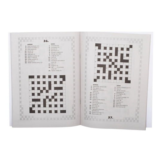 Super Puzzle Power Crossword Book 10.5" x 8" 64 pages
