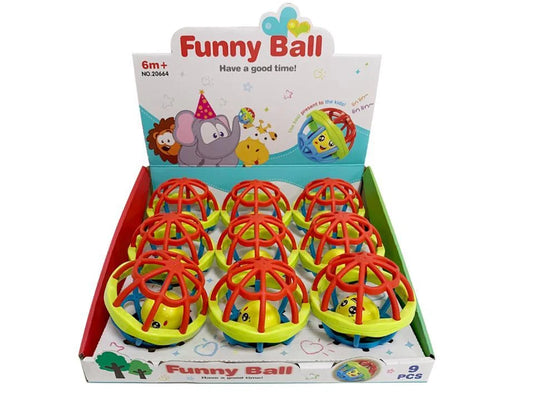 Soft TPR Rolling Ball, hang tag