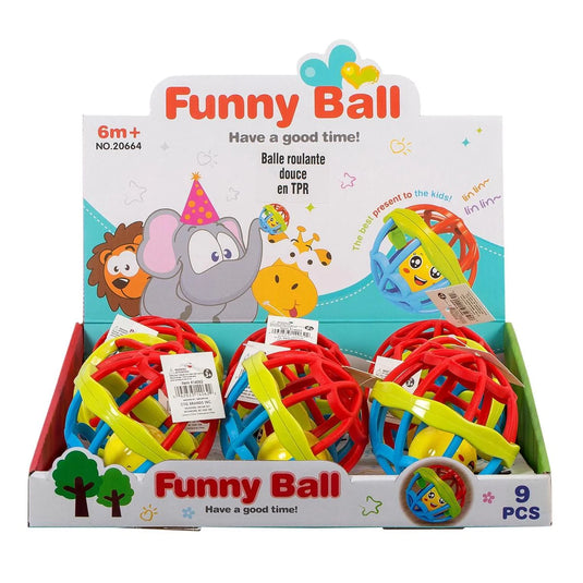 Soft TPR Rolling Ball, hang tag