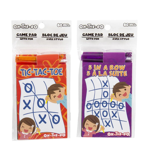Mini On-The-Go Game Pad With Pen 80 Sheets